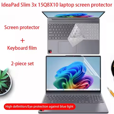 For 2025 Lenovo IdeaPad Slim 3x laptop screen protector Slim 3 15Q8X10 computer keyboard film 15.3-i