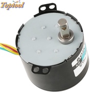TOPTOOL Gear Motor, 0.5A 10W Permanent Magnet Synchronous Motor, Miniature CW/CCW 5-50RPM 50KTYZ Low