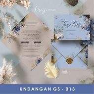 GRIYA SILVER INVITATION BLANK GS 013 GS 25