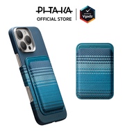 Pitaka ที่เก็บบัตรติดหลังมือถือ รุ่น Magnetic Woven Wallet by Vgadz