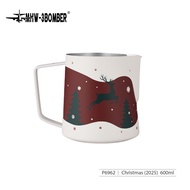 MHW-3BOMBER Christmas Latte Art พิชเชอร์ ขนาด 600 ml และแก้วเซรามิก ขนาด 280 ml