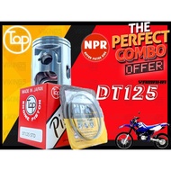 DT125 DT 125 ENDURO JAPAN TOP PISTON NPR RING ORIGINAL STD-2.00