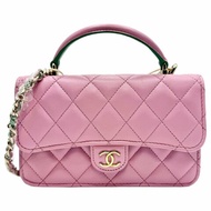 [ 2506 ] 香奈兒 CHANEL CF 粉色 中號 牛皮