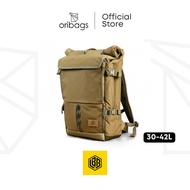 Life Behind Bars The Peloton 30-42L Rolltop Backpack - Desert