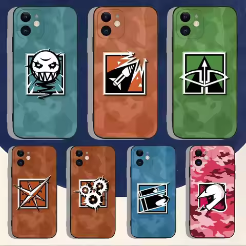RAINBOW SIX SIEGE Phone Case For iPhone 17,16,15,14,13,12,11,Pro,Max,Plus,Air,X,XS,XR,SE,8,7,Mini,So