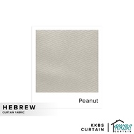 KKBS CURTAIN Hebrew 126" Kain Potong Meter (Hebrew Fabric 126" Cut by Meter)