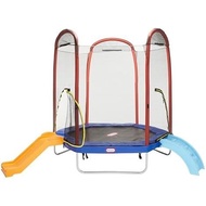 Little Tikes Climb 'n Slide 7ft Outdoor Trampoline, Ages 3-10
