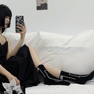 2 Pairs Sunset 8 Minutes a Day, I Will Stop Shooting You~C2H4 Linna Cloth Label Sewing