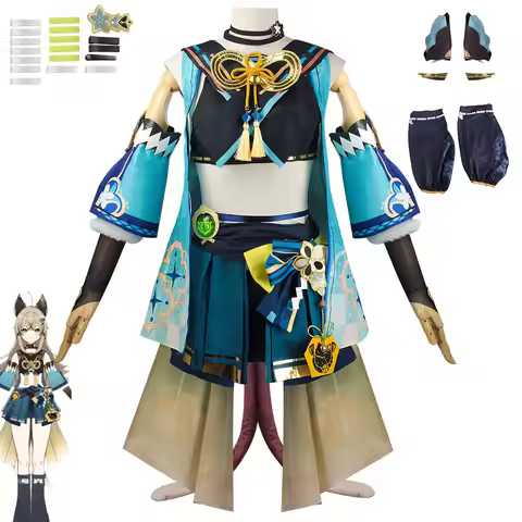 Genshin Impact Kirara Cosplay Costume Adult Carnival Uniform Anime Halloween Party Costumes Masquera