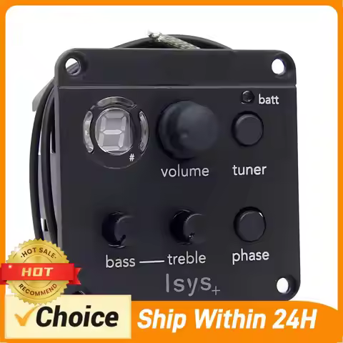 Acoustic Guitar Pickup Mic Blend Preamp Classic Acoustic Guitar EQ Tuner Piezo Pickup EQ Equalizer f