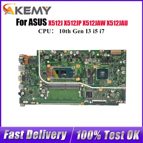X512JP Laptop Motherboard For ASUS X512JAW A512J K512J V5000J X512JAU X512JP X512J X512JF S512J Main