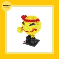 Smiley Face Fighting Emoji Emoji Emoji Puzzle Toy Nanoblock - Hanoduan Store