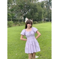 Dahlia Dahlia Dahlia | Mina Dress | Puffed sleeve dress with ruffled waist