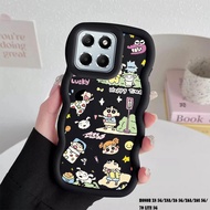For Honor X8A X8B X7A X7B X9A 5G X9B Anime (Crayon Shin-chan) Casing Cover New Macaron Candy Color S