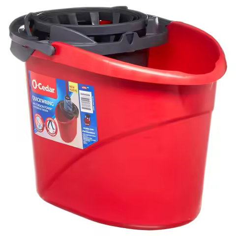 2.5 Gallon Mop Bucket with Wringer Heavy Duty Rolling Mop Pail with Wheels Stainless Steel Wringer f