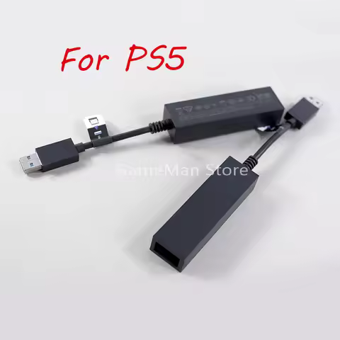5pcs For PlayStation 5 Game Console USB3.0 VR Adapter for PS5 Cable Connector PS VR To PS5 VR Connec