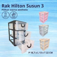 Hilton 3-Tier Mini Drawer Rack 3-Tier Mini Drawer Cosmetic Rack