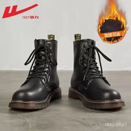 ZZWarrior Dr. Martens Boots Men2023High Top British Style Boots Korean Style Men's New Boots All-Match Men's Fashion Me