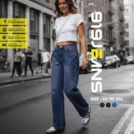919 Jeans : Casual Chic High-Waisted Straight Leg Denim Jeans for Women