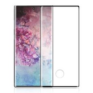 三星Note10 plus 全膠滿版玻璃膜 三星Note10+ 全屏保護貼(開孔版) 支援指紋解鎖