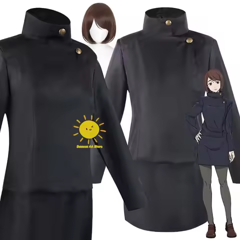 Anime Shoko Ieiri Cosplay Jujutsu Cosplay Costume Kaisen Uniform Coat Skirt Ieiri Shoko Suits Hallow