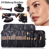 【Makeup】24 pcs Makeup Brush Sets Professional Cosmetics Brushes Eyebrow Powder Foundation Shadows Pi