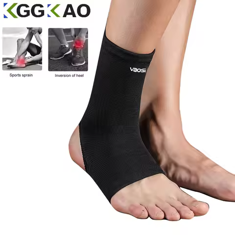 1Pc Ankle Support Compression Ankle Brace Protector for Running Soccer Basketball Nylon Knitted Gym 