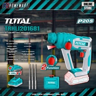 TOTAL P20S LI-ION 16MM ROTARY HAMMER 1.5J SET 1BTY 2.0AH+1CHRG-TRHLI201681