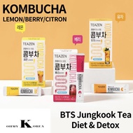[TEAZEN] BTS Kombucha Tea Powder 30T (Lemon, Berry, Citron) / Jungkook Tea / Slimming Tea / Diet &amp; Detox