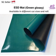 ESD Mat tabletop floor (SG) Green Electrostatic discharge ESD grounding mat Electronic working mat E