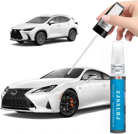 Ultra White(083) Touch Up Paint for Lexus, Car Paint Pen Scratch Repair Two-In-One Touch Up Paint, P