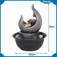 [Direrxa] 3 Tier Tabletop Fountain Running Water Feng Shui Water Feature Calming Water Sound Relaxation Fountain for Living Room Decor