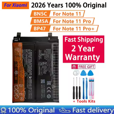Repalcement Phone Battery BN5C For Xiaomi Poco M4 Pro 5G Redmi Note 11S / BM5A For Note 11 Pro / BP4