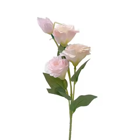 Large Size Artificial Lisianthus Flowers Artificial Flowers Silk Material Artificial Eustoma Grandif