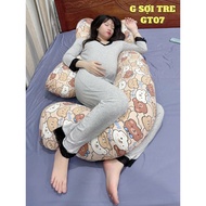 Genuine high-quality Zcare G-shaped pregnancy pillow, antibacterial, anti-mold, safe bamboo fiber fa