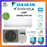 DAIKIN Wall Type Air-Conditioners Inverter R32 Wifi 1.0HP - 2.5HP (FTKF-CV) Home Aircond Econo Mode 