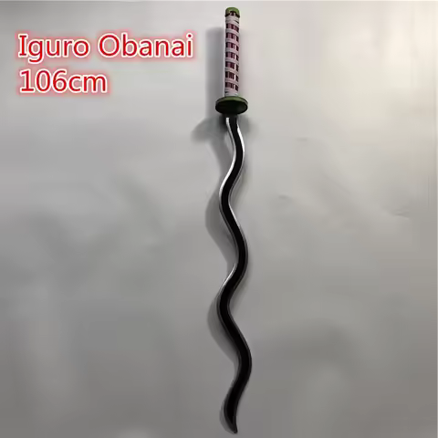 Iguro Obanai Cosplay Sword Iguro Obanai Cosplay Costum sword Prop 106cm