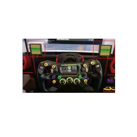 PC Simracing Game Dashboard Flag Signal Light Gear Display For Logtiech G29 G27 Thrustmaster T300 Fo