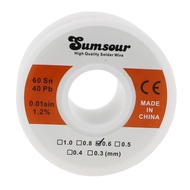 0.4mm 0.5mm 0.6mm 0.8mm New Tin Lead Tin Wire Melt Rosin Core Solder Soldering Wire Roll