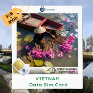 【eSIM】eSim Vietnam (3GB-30GGB) Travel Unlimited Data eSIM l GOGO ROAMING Travel eSIM