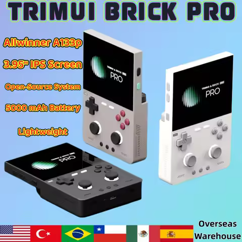 TRIMUI Brick Pro Retro Game Console Open Source Linux 3.95" IPS Screen Pocket Handheld Video Player