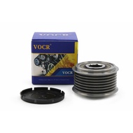 ภาพใหญ่: 27415-0010 1KD-FTV Engine Generator Alternator Belt Pulley เหมาะสำหรับ Toyota Prado 3.0 Die