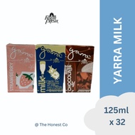 YARRA BY FARM FRESH UHT FRESH/CHOCOLATE/STRAWBERRY FRESH MILK 125ML X 32 PACKS - 1 CARTON | The Hone