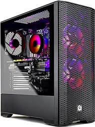 SkyTech Blaze 3.0 Gaming PC Desktop – AMD Ryzen 5 3600 3.6GHz, RTX 3060 Ti 8G GDDR6, 1TB NVMe, 16G DDR4 3000, 600W Gold PSU, AC Wi-Fi, Windows 10 Home 64-bit, Black