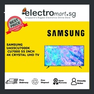 Samsung UA55CU7000K 55 Inch 4K CRYSTAL UHD SMART TV - PurColour, Crystal Processor 4K, Smart Hub, SmartThings. 3 Years Agent Warranty