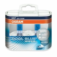 Osram Cool Blue Hyper Plus 5000K H1/H3/H4/H7/H8/H11/HB3/HB4 (1 set)FOC T10 LED