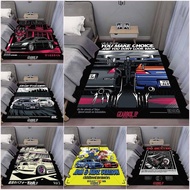 Car Supercar Non-slip Home Floor Mat Bedside Of The Bedroom Game Room Racing GTR HD Pattern Carpet L