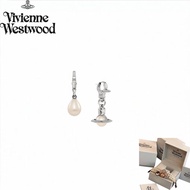 Vivienne Westwood Official Store - New Solid Silver Jewelry - Comes with Gift Box Claude Small Earri