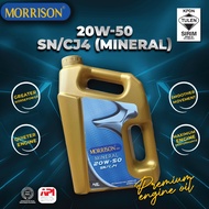 MORRISON 20W-50 SN/CJ4 MINERAL 4 LITER