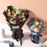 永生花滿天星棉花小雛菊乾花花束禮盒聖誕節禮物送男女生生日真花💯 畢業花束、畢業禮物、向日葵花束、玫瑰花束、生日花束、週年紀念禮物、母親節花束、母親節禮物、情人節花束、情人節禮物、生日禮物、畢業禮物、太